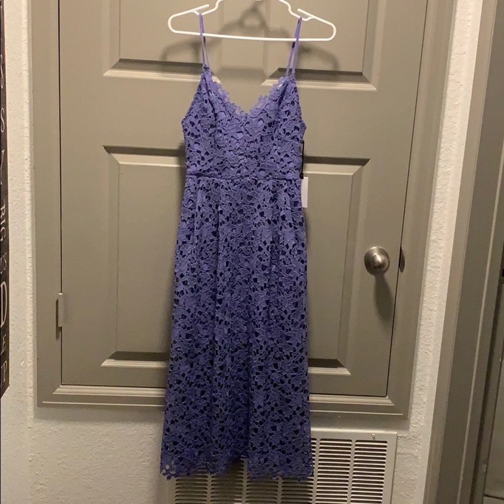 Astr the label lace midi dress